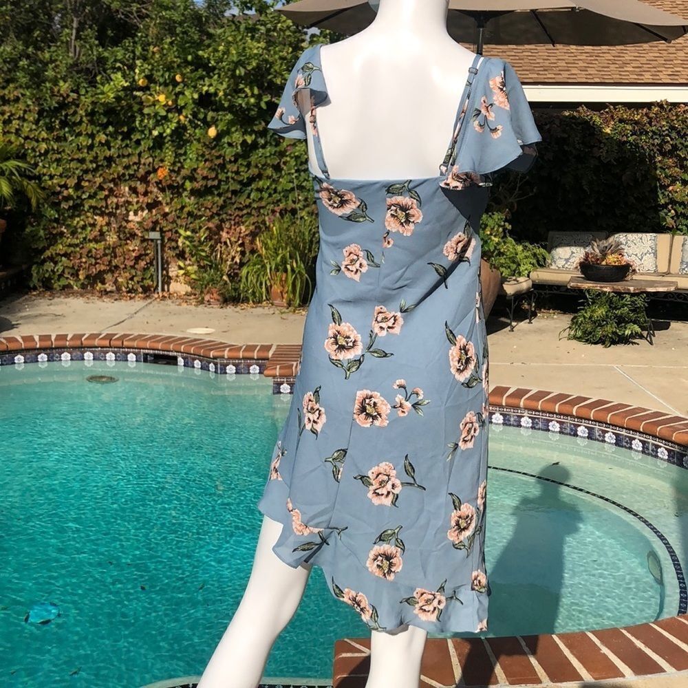Mimi Chica Asymmetrical Ruffle Dress Size XS - Picture 6 of 12
